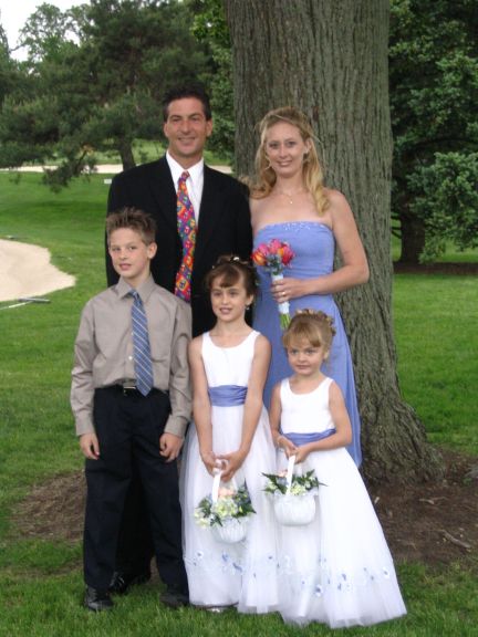 My cousin Cathi and her husband Michael and the kids.