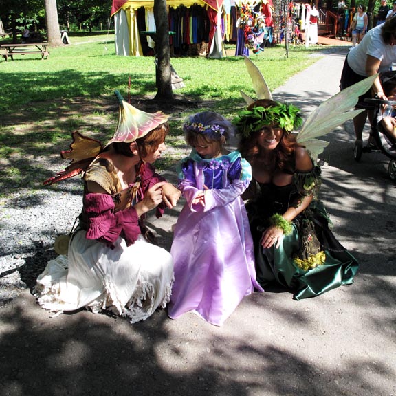 The fairies are popular with the kids!