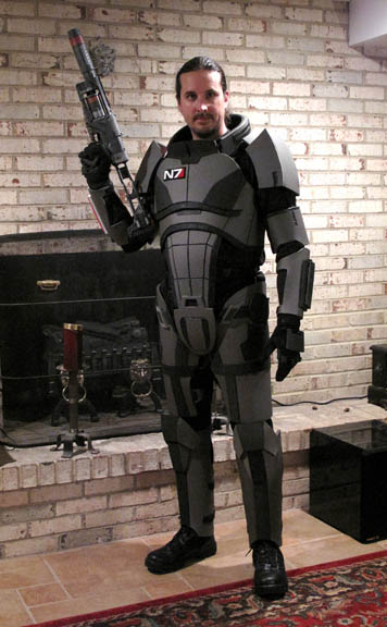 Mass Effect, Commander Shepard, N7 Armor: Finally finished, final test-fit before Shore Leave!