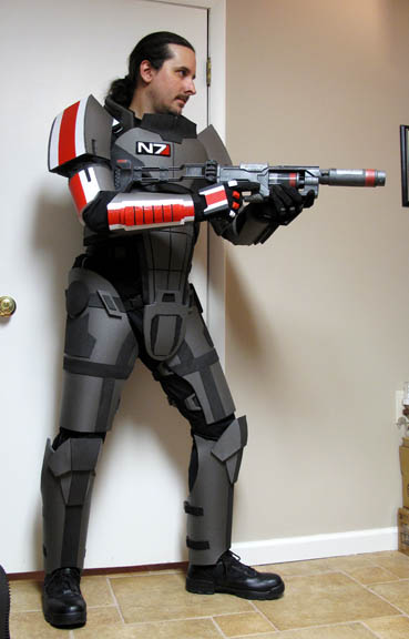 Mass Effect, Commander Shepard, N7 Armor: Finally finished, final test-fit before Shore Leave!