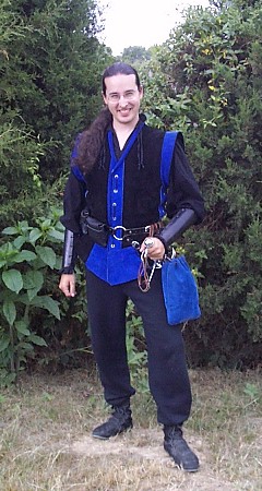 Me at the VA RenFest... My blue leather was still very blue back then, since I had just gotten it that season.