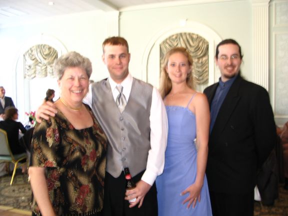 My mom, Chris, Cathi, and me.