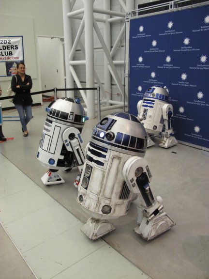 Droids in the picture area.