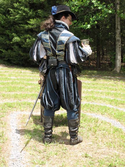 Me, showing off my nobles garb.