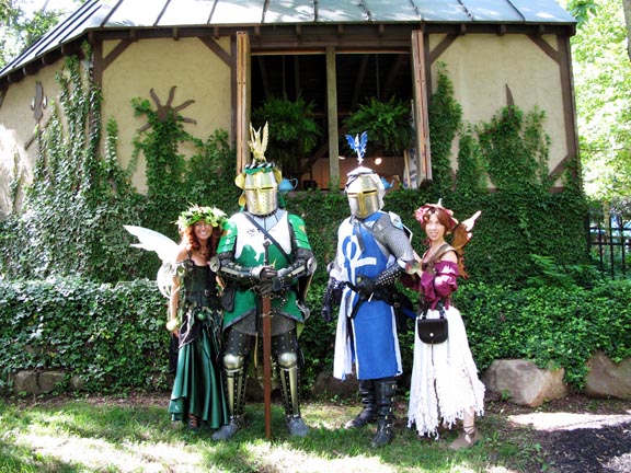 Group photo, knights and their lovely fairies!