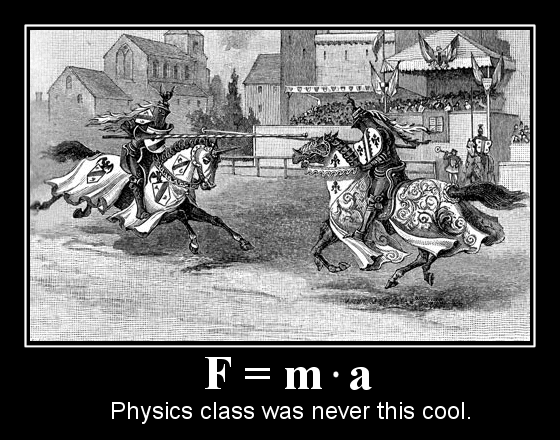 F=ma - Physics class was never this cool.